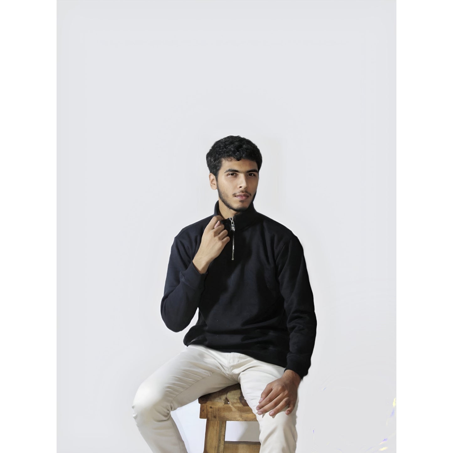 Mock Neck Zipper | | INCERON