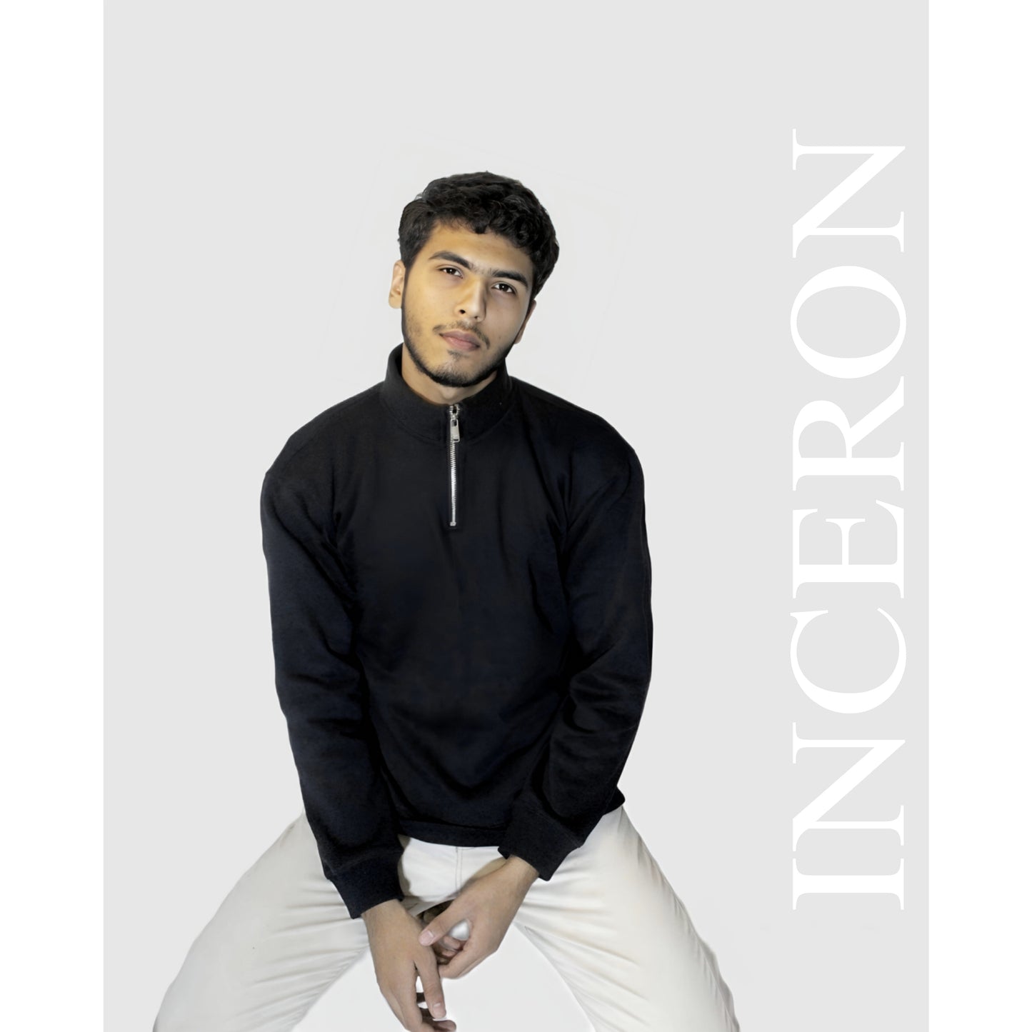 Mock Neck Zipper | | INCERON