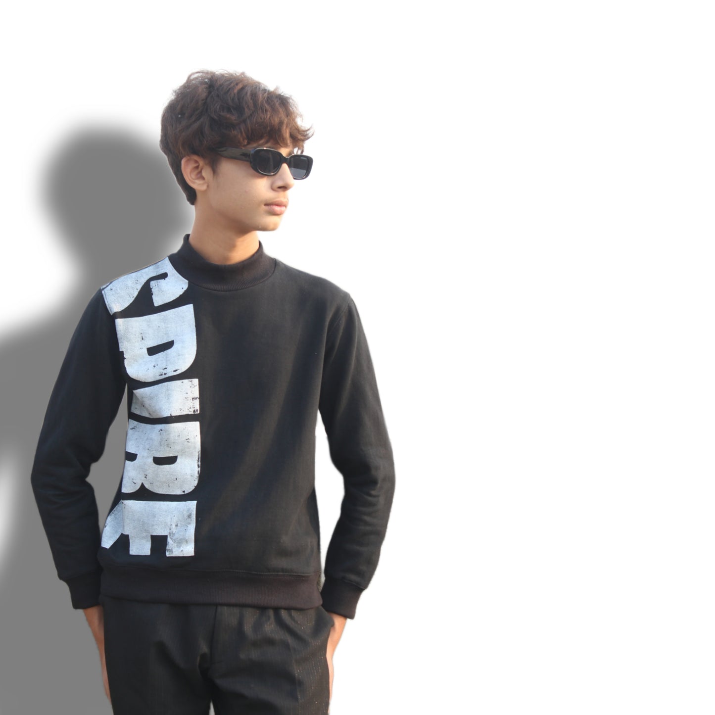 Textured Sweat Shirt | | INCERON